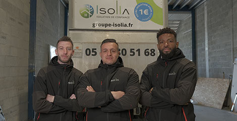 les équipes isolia en Gironde